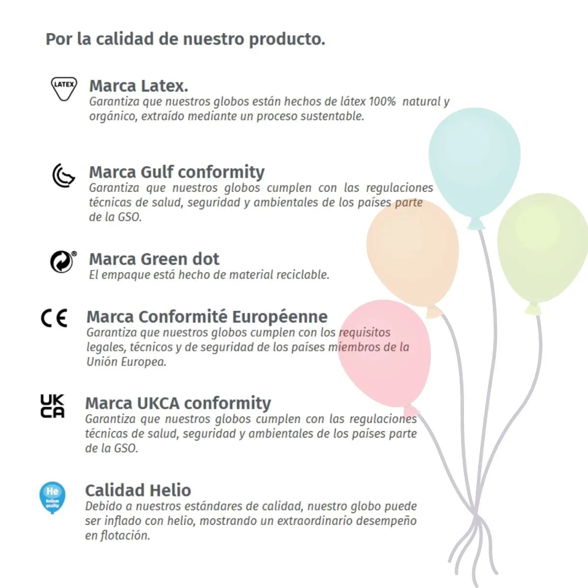 5pz Globos Payaso Gigantes Esféricos Macarron Surtido N° 24 - GLOBO PAYASO - empaque