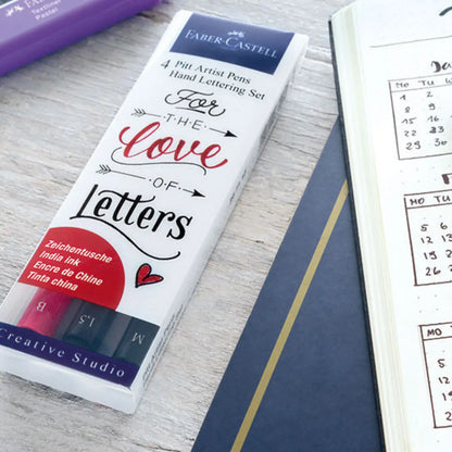 Rotuladores Negro/Rojo Faber Castell Profesionales 4 Pz - Faber Castell - vista trasera