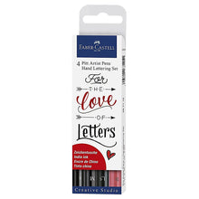 Rotuladores Negro/Rojo Faber Castell Profesionales 4 Pz - Faber Castell