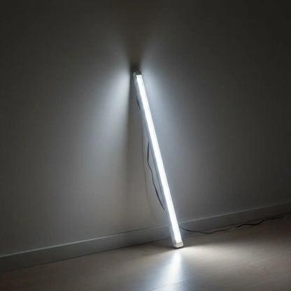 Luminaria Base Interior Aluminio Doble Línea LED COB Transparente 24 W Blanca Adir 3PZ - Adir - vista lateral