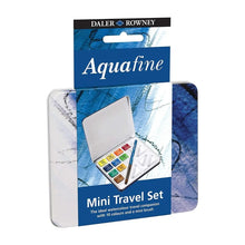 Set 10 Acuarelas Daler Rowney Aquafine Pastilla Estuche Mini - daler rowney - vista trasera