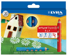 Lápices de Colores Acuarelables Lyra Groove Set 12 Piezas - lyra - detalle