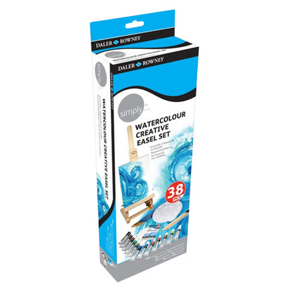 Set Pintura Acuarela Con Caballete Daler Rowney Simply 38 Piezas - Daler-Rowney - detalle
