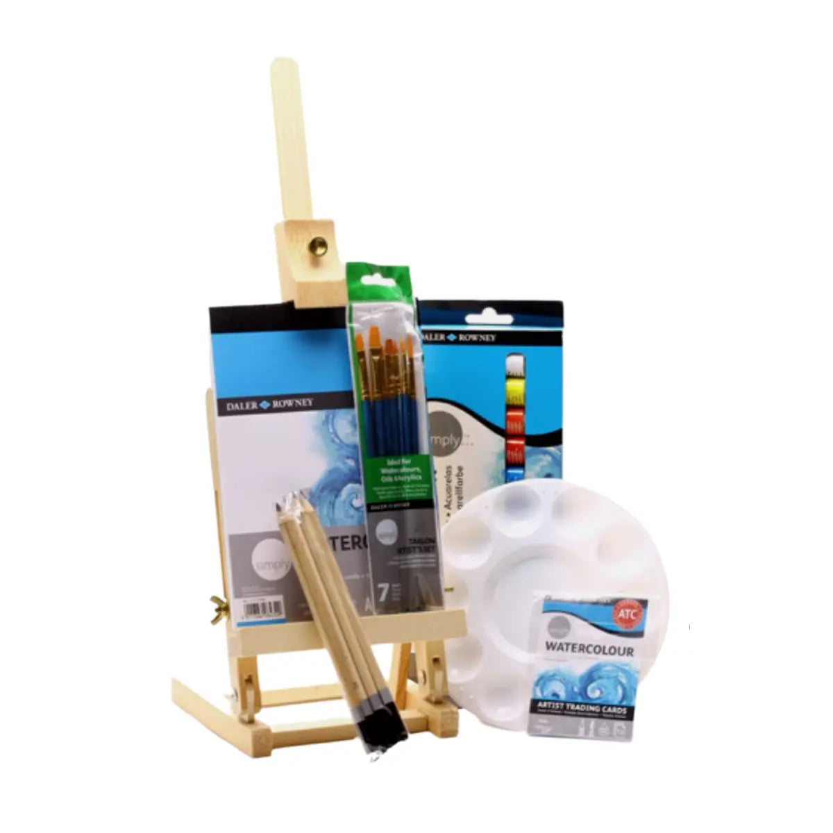 Set Pintura Acuarela Con Caballete Daler Rowney Simply 38 Piezas - Daler-Rowney - vista lateral
