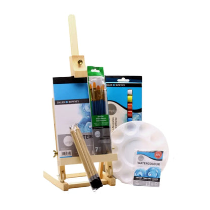 Set Pintura Acuarela Con Caballete Daler Rowney Simply 38 Piezas - Daler-Rowney - vista lateral
