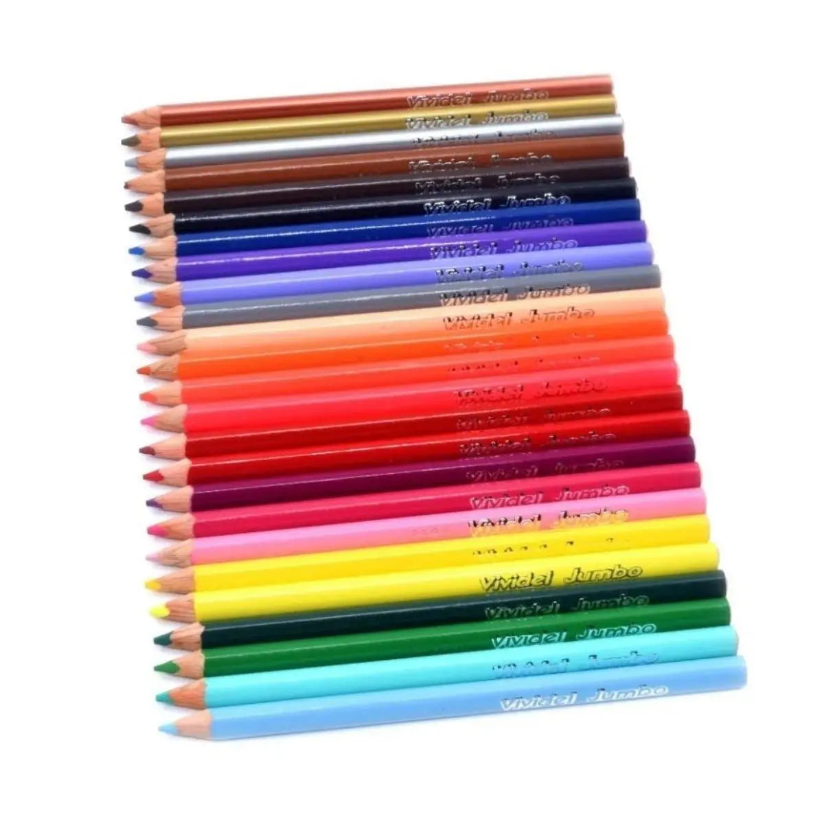 Lápices De Colores Vinci Vividel Jumbo Triangulares 25 Piezas - Vinci