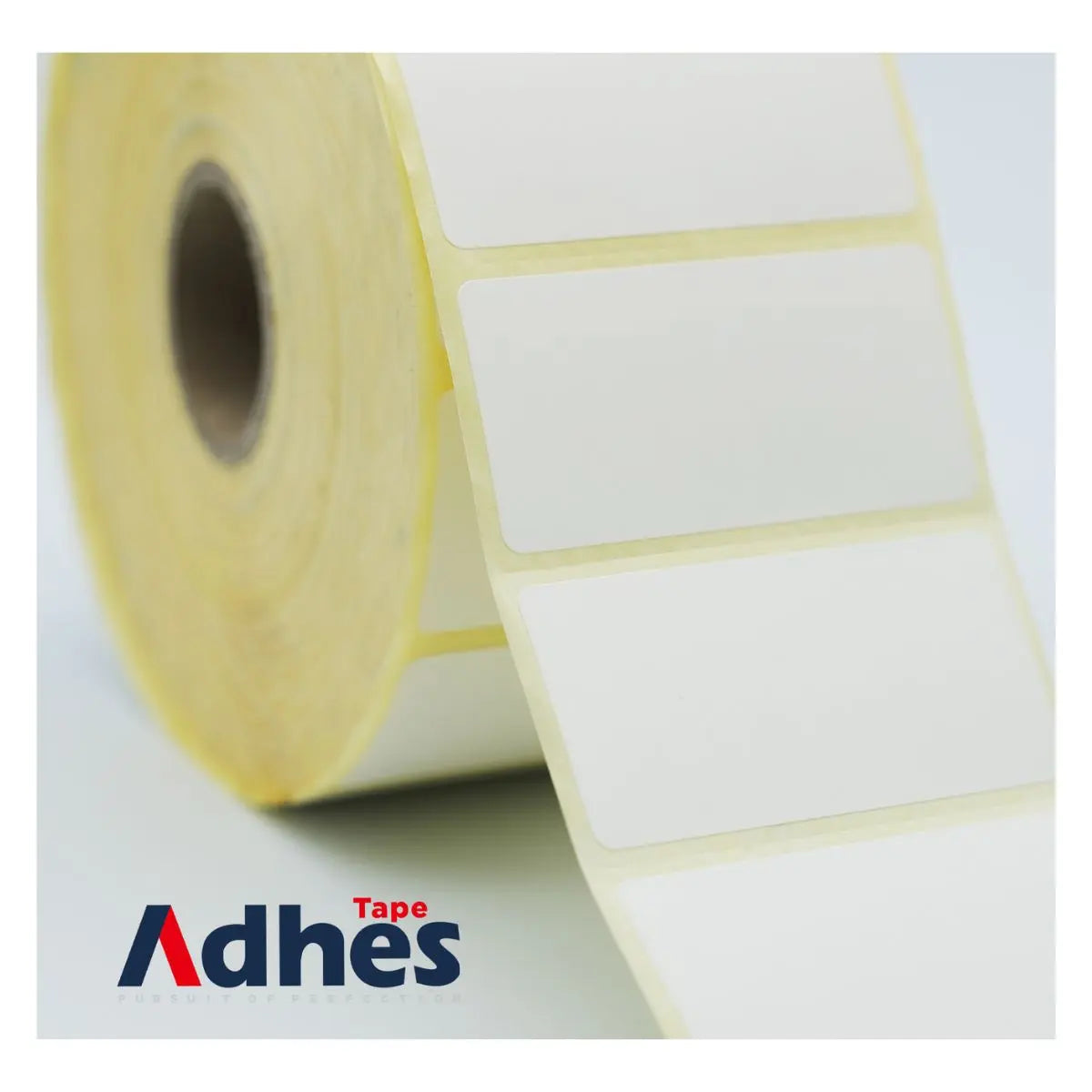 Rollo Etiquetas Papel Termico Adhes Blanco 2580 X 5cm x2.5cm - ADHES - vista trasera