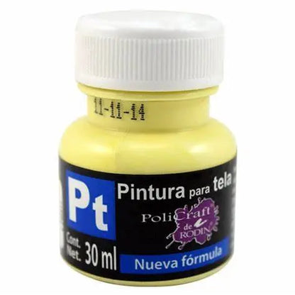 Pintura Para Tela Pt Rodin Policraft Acabado Suave 30ml Ocre - Policraft - vista lateral