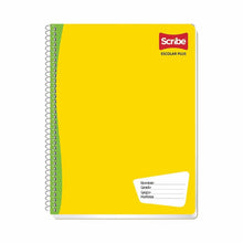 Cuaderno profesional escolar espiral continuo 100 hojas doble raya Scribe - Scribe