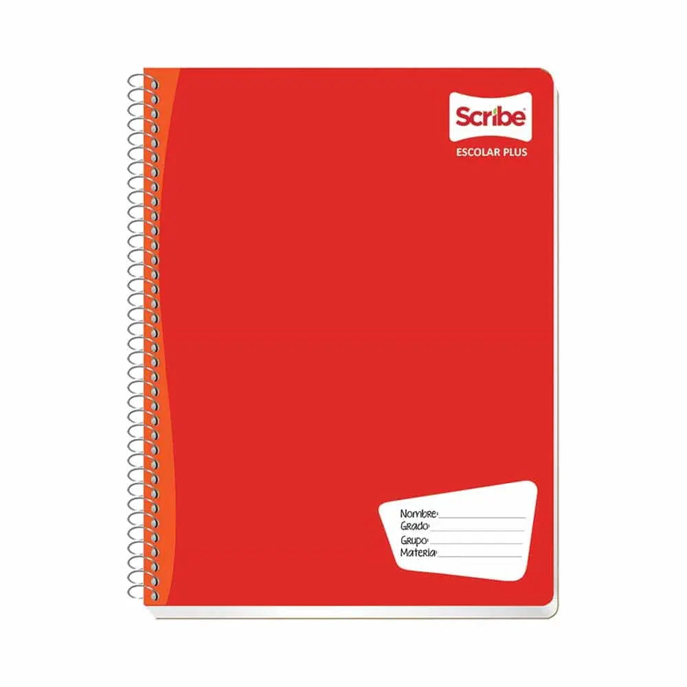 Cuaderno profesional Espiral continuo escolar 100 hojas cuadro grande Scribe - Scribe - vista lateral