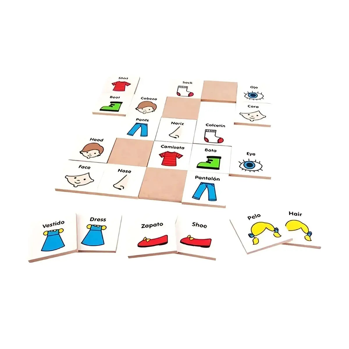 MEMORIA PARTES DEL CUERPO ¡NUEVO DISEÑO! - Diako - vista trasera
