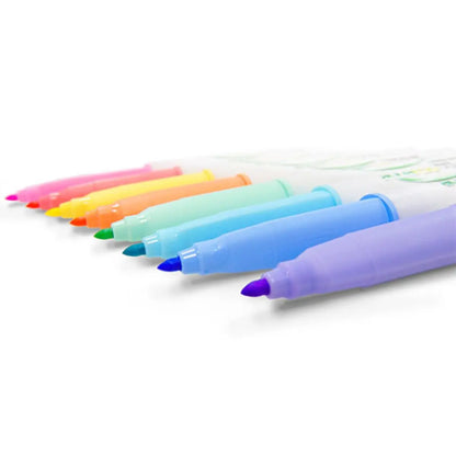 Plumones Azor Delgados Lavables Aquarelo Junior Pastel 8 Piezas - Azor - empaque