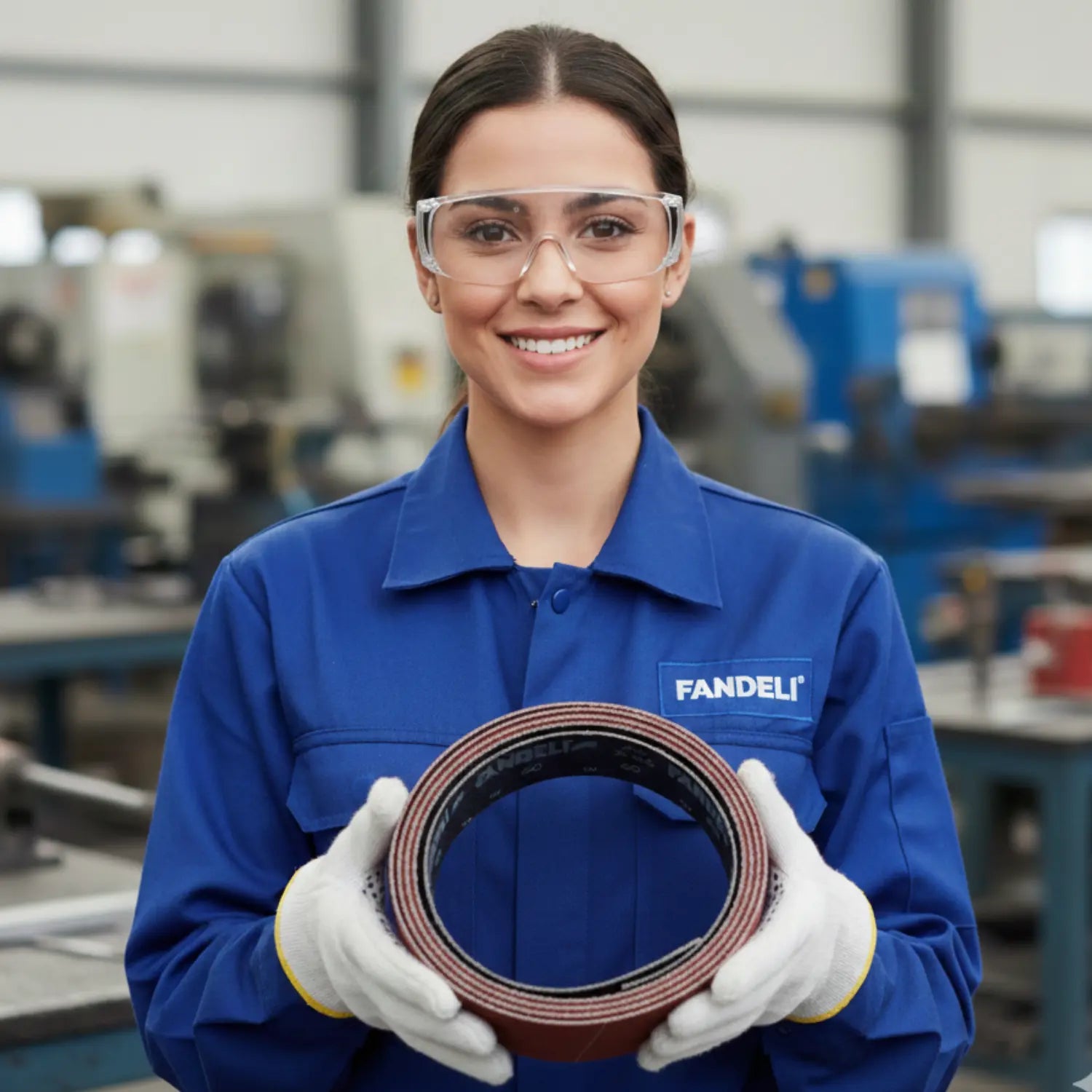 10 Bandas Lija Fandeli X86 Grano 100 Madera Metal INNER - Fandeli