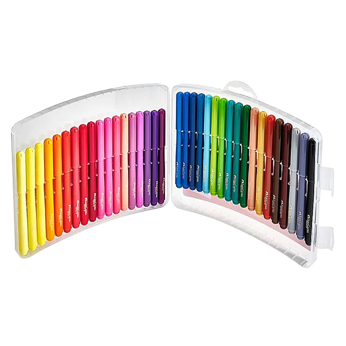Plumones Lavables Faber Castell Colores Fiesta 36 Pz - Faber Castell - vista trasera