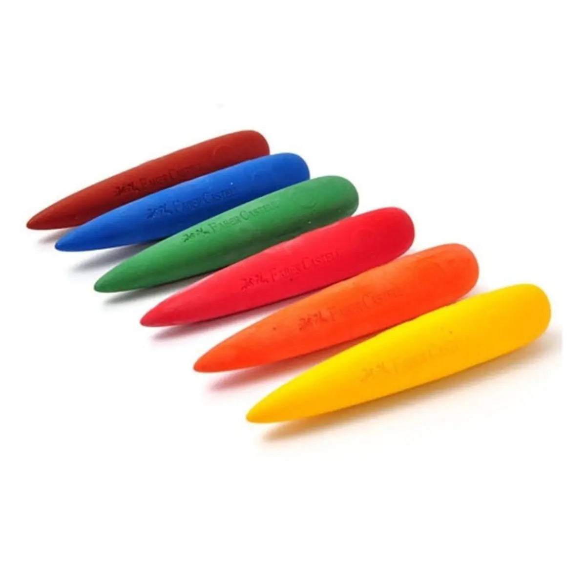 Crayones Borrables Faber Castell Cohete Kinder Ergonómico 6 Pz - Faber Castell
