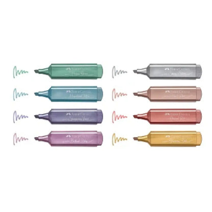 Marcador Efecto Metalico Faber Castell 8 Pz - FaberCastell - uso