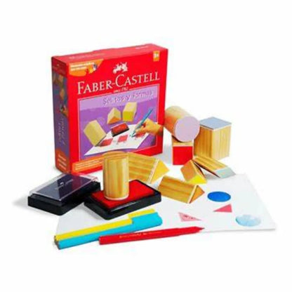 Juego De Mesa Creativo Faber Castell Sellitos y Formas - Faber Castell - empaque