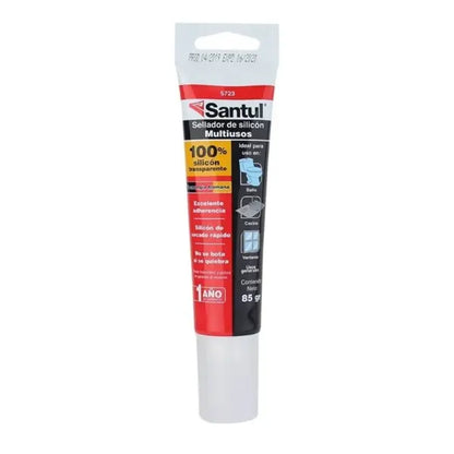Sellador 100% silicón 85 gr Santul - Santul - vista lateral
