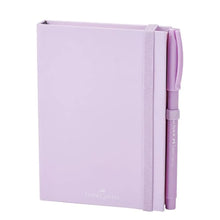 Set Mini Libreta Dibujo Violeta Pastel + Pluma Faber Castell - Faber Castell - empaque