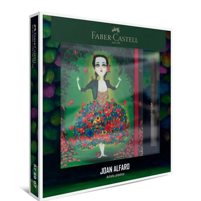 Libreta 160 hojas + Marcador Finepen Faber Castell Edición Joan Alfaro - Faber Castell - vista lateral