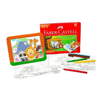 Marcadores Lavable Faber Castell Creativo Zoológico 3D 6 Pz - Faber Castell - detalle
