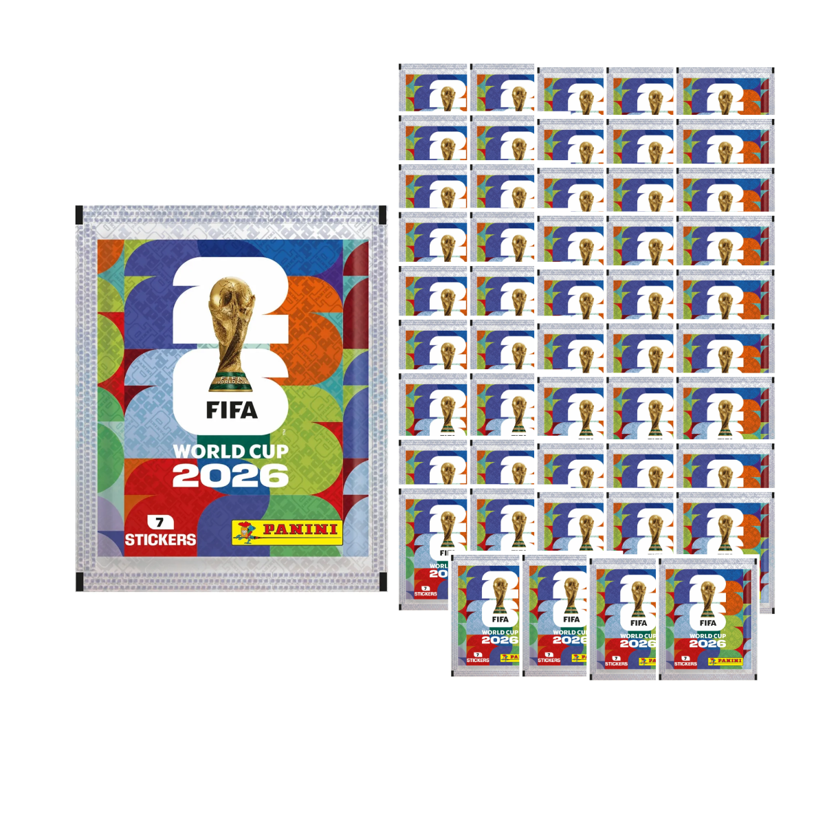 50 Sobres Mundial 2026 Estampas Panini