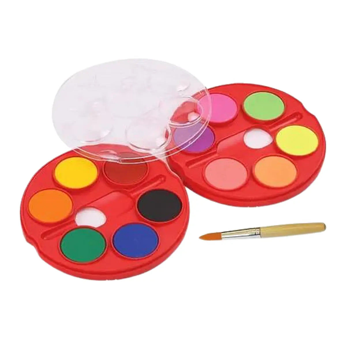 Acuarelas Jumbo Faber Castell Pastillas Colores Estuche 12 Pz - FaberCastell - contenido