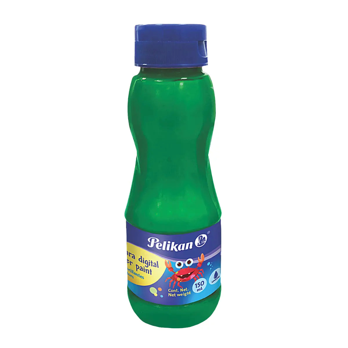 Pintura Digital Pelikan Preescolar Finger Paint 150ml Elegir Color Verde - Pelikan - detalle