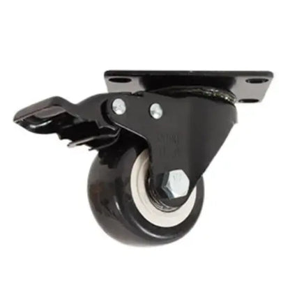 RODAJA PVC NEGRO GIRATORIA FRENO 2 1/2" - Dogotuls - detalle
