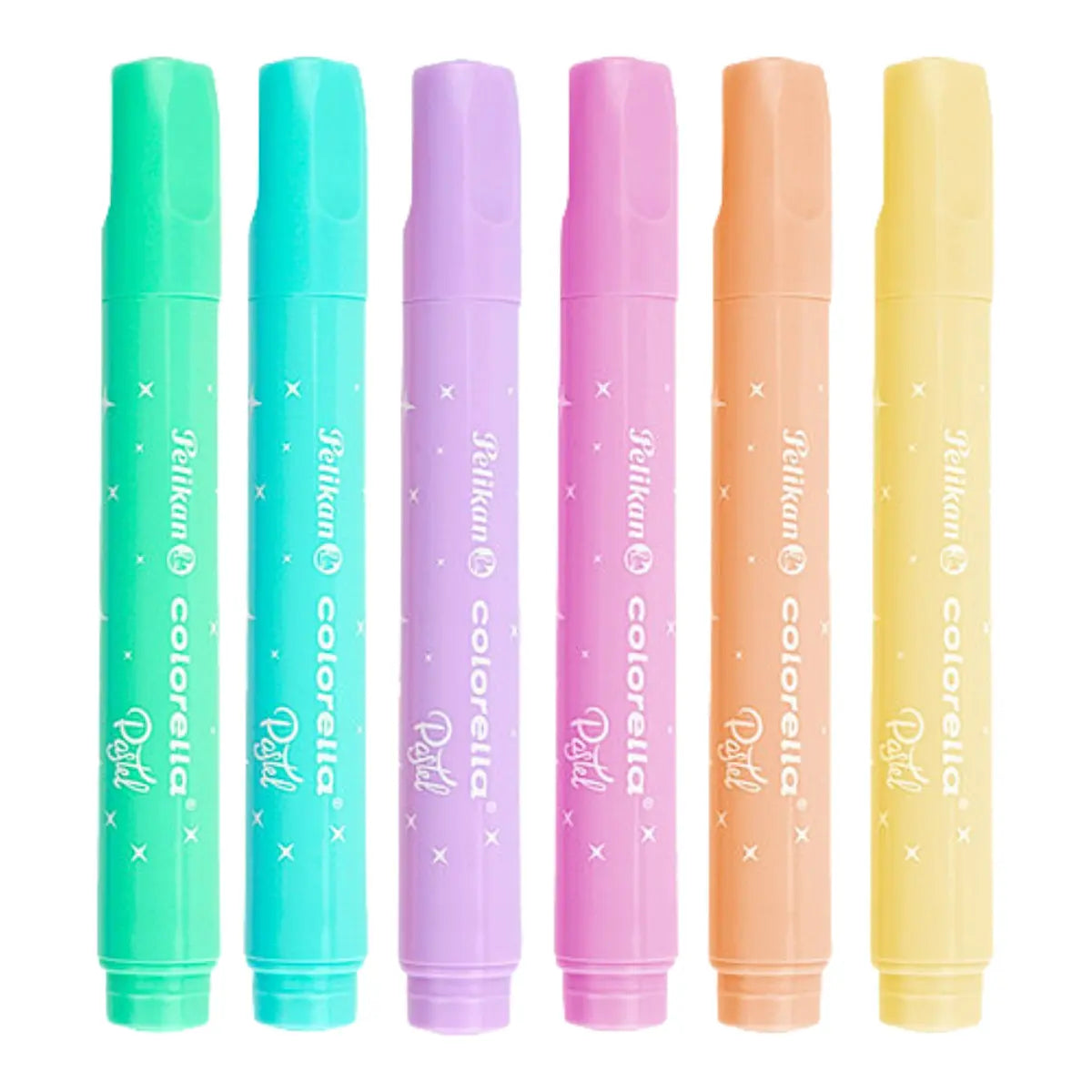Plumones Plumin de Colores Pastel Pelikan Colorella 6 Piezas - Pelikan - empaque