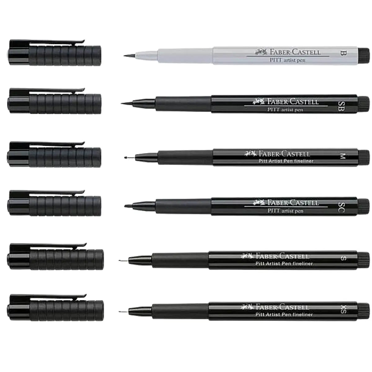 Faber-Castell Pitt Artist Pen Hand Lettering For Beginners Set - Hand Lettering 101 with 7 Pitt Lettering Pens - Faber Castell - vista trasera