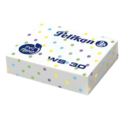 Bote de Gomas Plástica Ws30 Blanca Borradores Lápiz Pelikan 15 Piezas - Pelikan - accesorios
