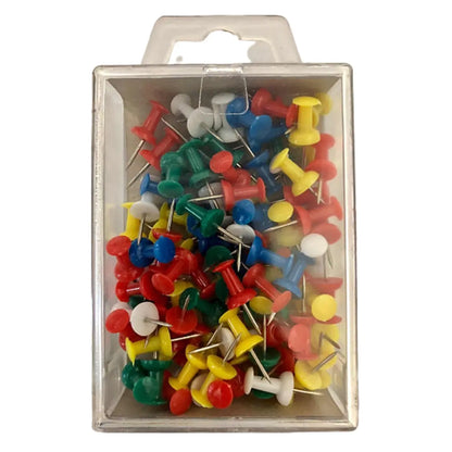 Pines Chinchetas Plastico Pelikan 100 Piezas - Pelikan - vista lateral