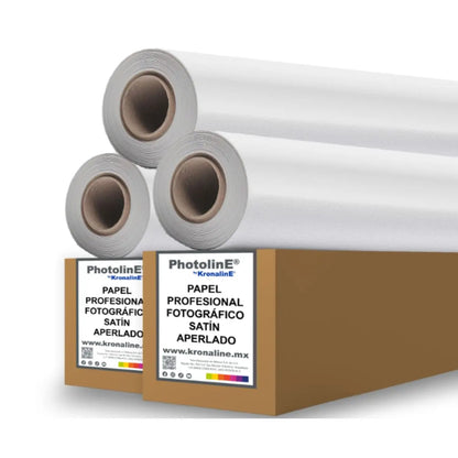 Papel Profesional Fotográfico Satín Aperlado Kronaline Prl028 0.61 x 30 m 3 PIEZA - Kronaline - vista trasera