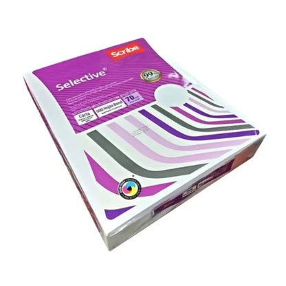 Papel Bond 1500 Hojas Scribe Selective Blanco Carta - Scribe