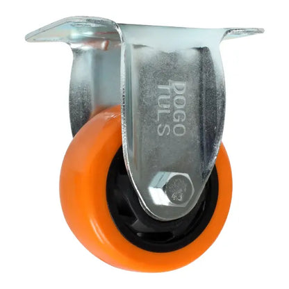 RODAJA PVC NARANJA FIJA 4" - Dogotuls - detalle