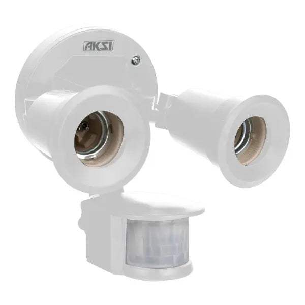 Luminario negro c/sensor movimiento, lámparas no incluidas Aksi - Aksi - empaque