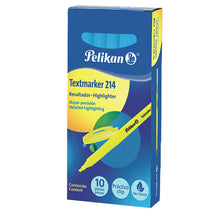 Marcatextos Resaltador 214 Pelikan 10 Piezas Elegir Color Azul - Pelikan
