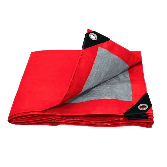 Lona de polietileno color roja 3m x 4m (90 g/m2) AKSI - Aksi