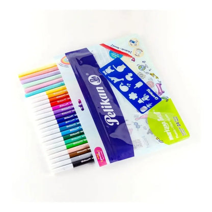 Plumones Lavables Incluye 6 Pastel Pelikan Markana Twist 24 Piezas - Pelikan