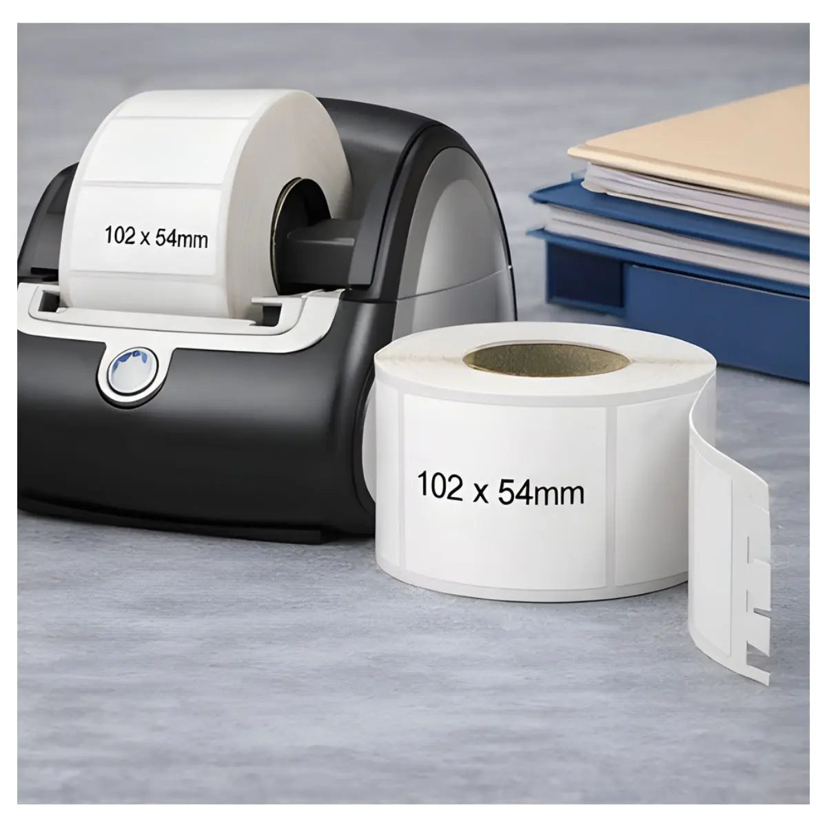 Rollo De Etiquetas Blancas Para Envíos 102 x 54mm - dymo - empaque