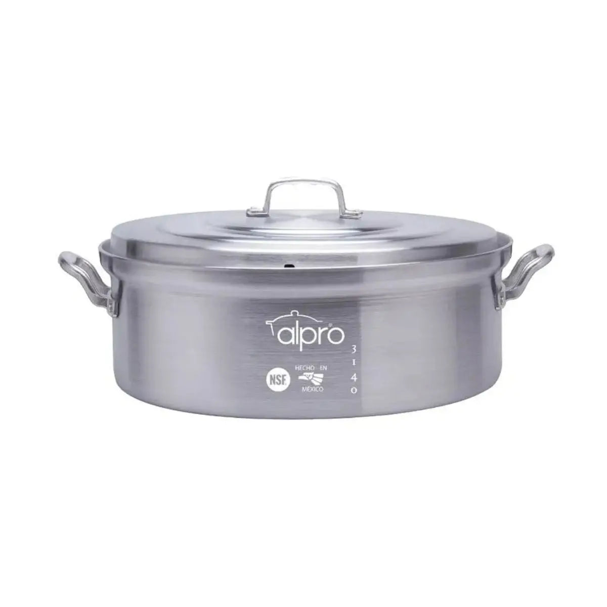 Budinera 34cm Arrocera Alpro 9 L Vaporera Olla Aluminio - Alpro - empaque