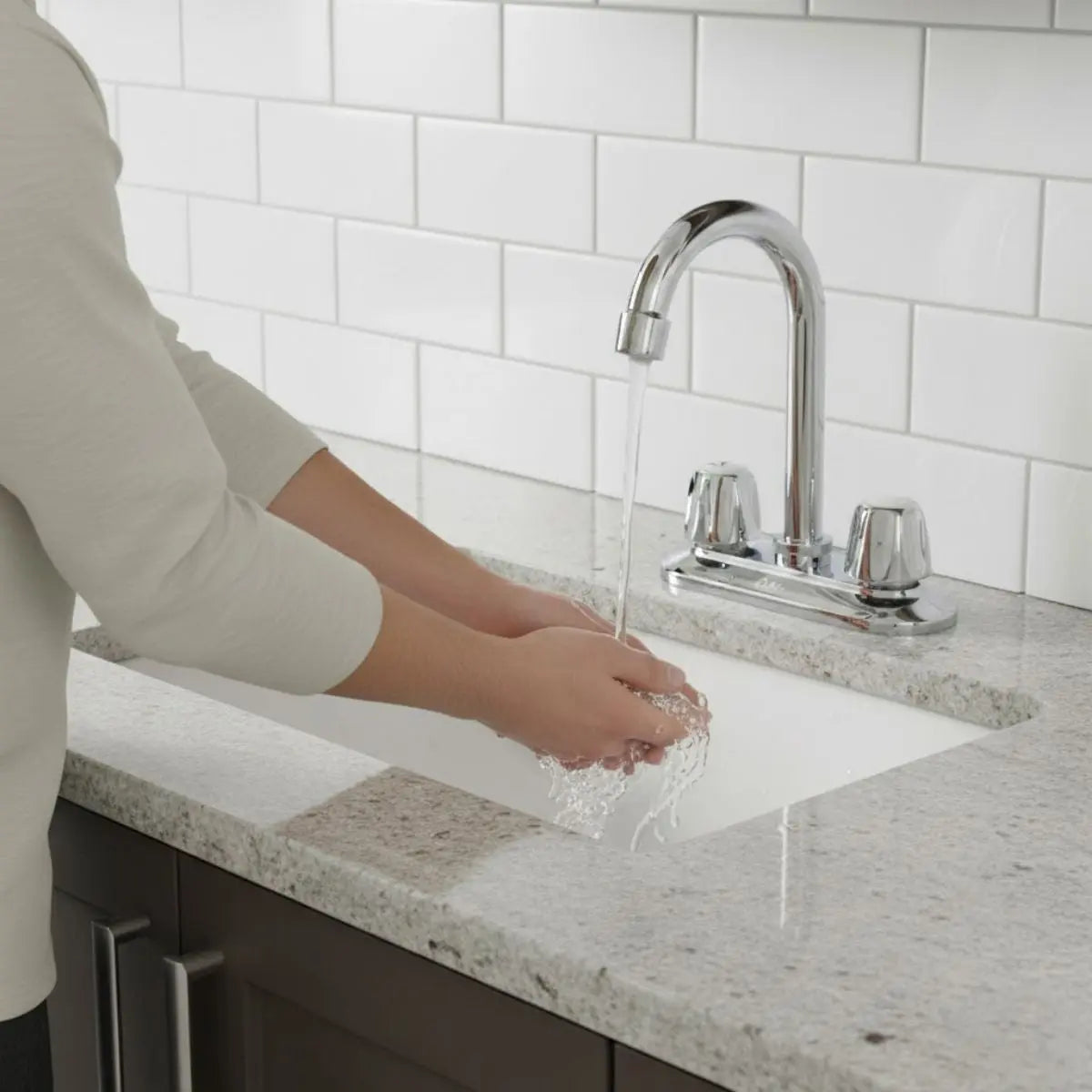 Mezcladora Lavabo Meer Cromada - CNX - empaque