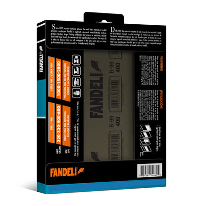 Kit 25 Hojas Lija Agua Grado 2000 9x11 Extra Fino Fandeli - Fandeli - vista lateral