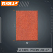 Kit 25 Lija Madera Profesional Grano 100 Medio 9x11 Fandeli - Fandeli - contenido
