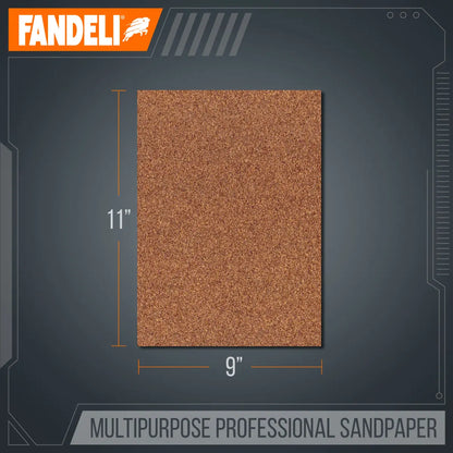 Kit 25 Lija Profesional Multiusos Grado 100 Medio Fandeli - Fandeli - contenido