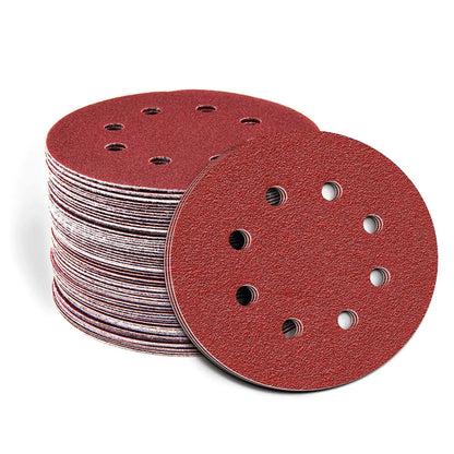 50 Discos Lijas Orbital 5 Pulgadas Granos 80 120 220 Fandeli - Fandeli - accesorios