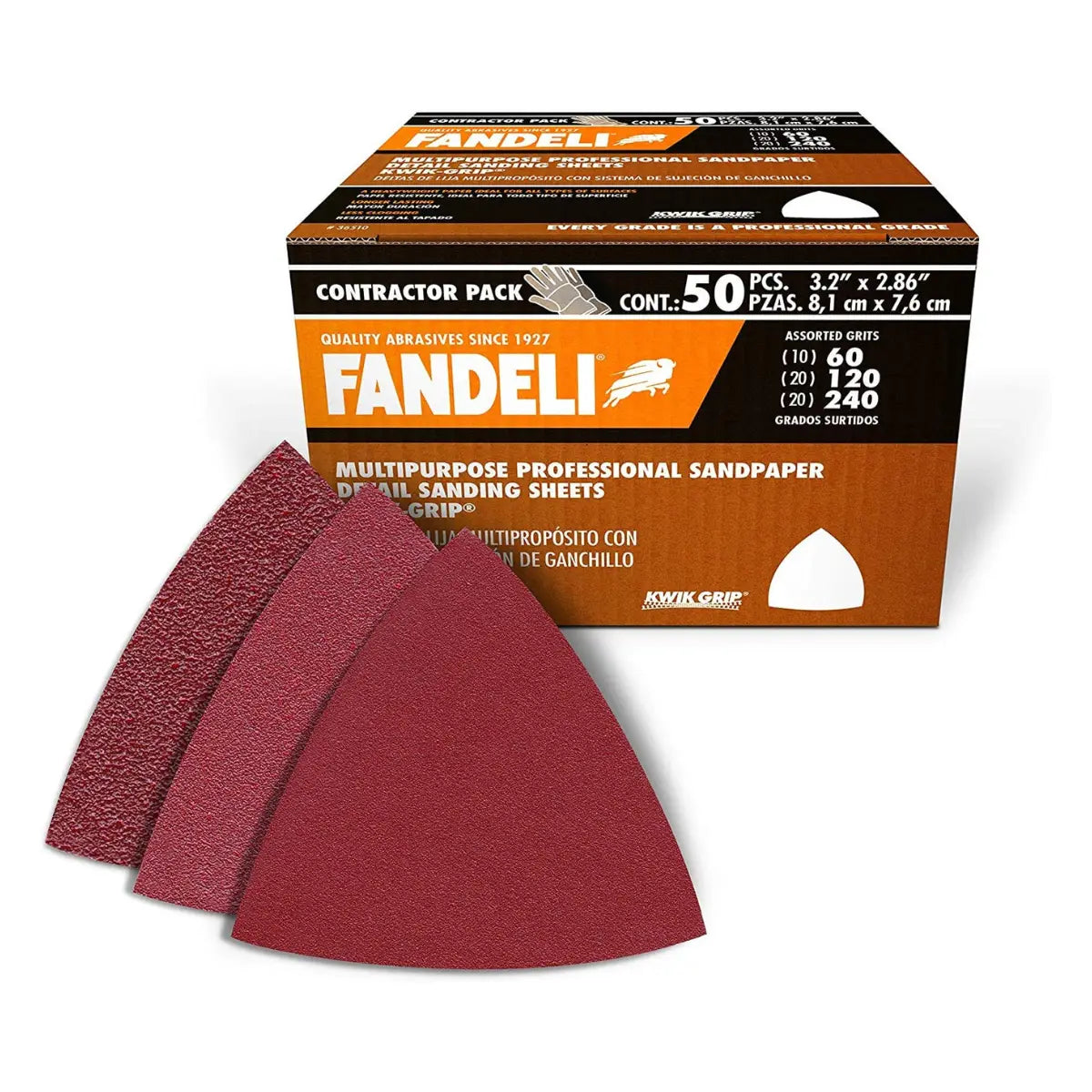 50 Lijas Delta Profesional Granos 60 120 240 Fandeli - Fandeli - contenido