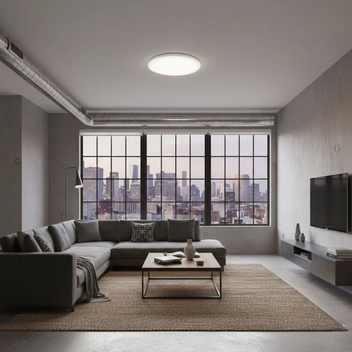 Empotrado Circular con Base Ajustable 24 W Luz Blanca Adir - Adir - vista lateral