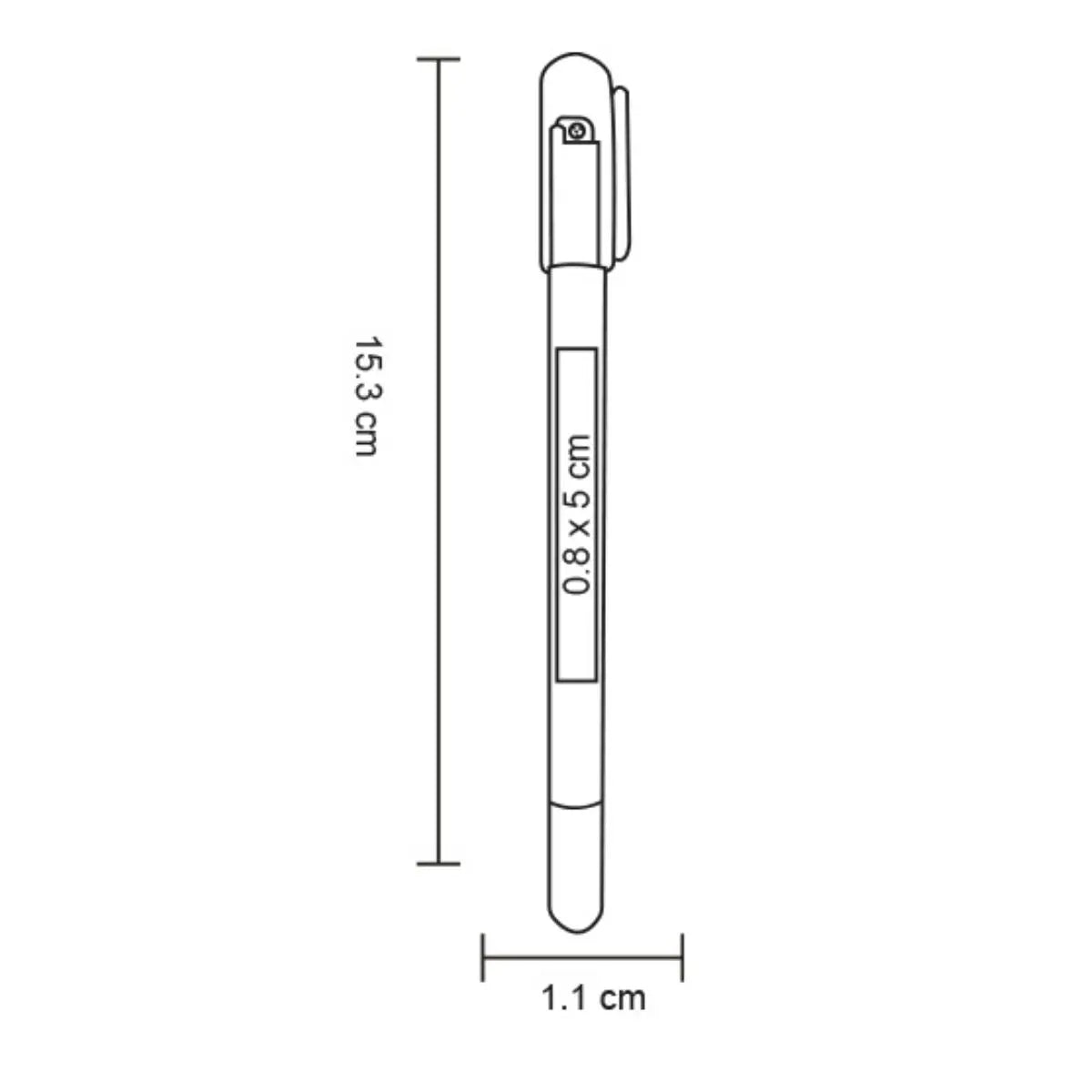 10pzs Boligrafo Plastico For Promotional Punto Fino - For Promotional - empaque